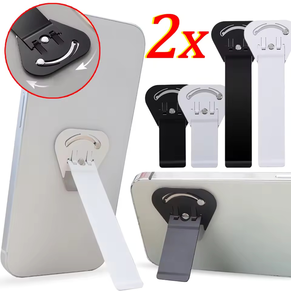 Mobile Hanger Arm - Drehbarer Handyhalter aus Edelstahl, selbstklebender, faltbarer