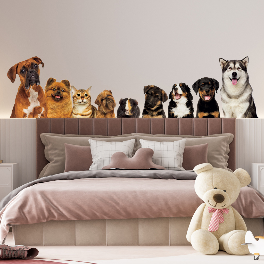 Baby Nursery Vinyl - C30 # Wandaufkleber mit 9, niedlichen