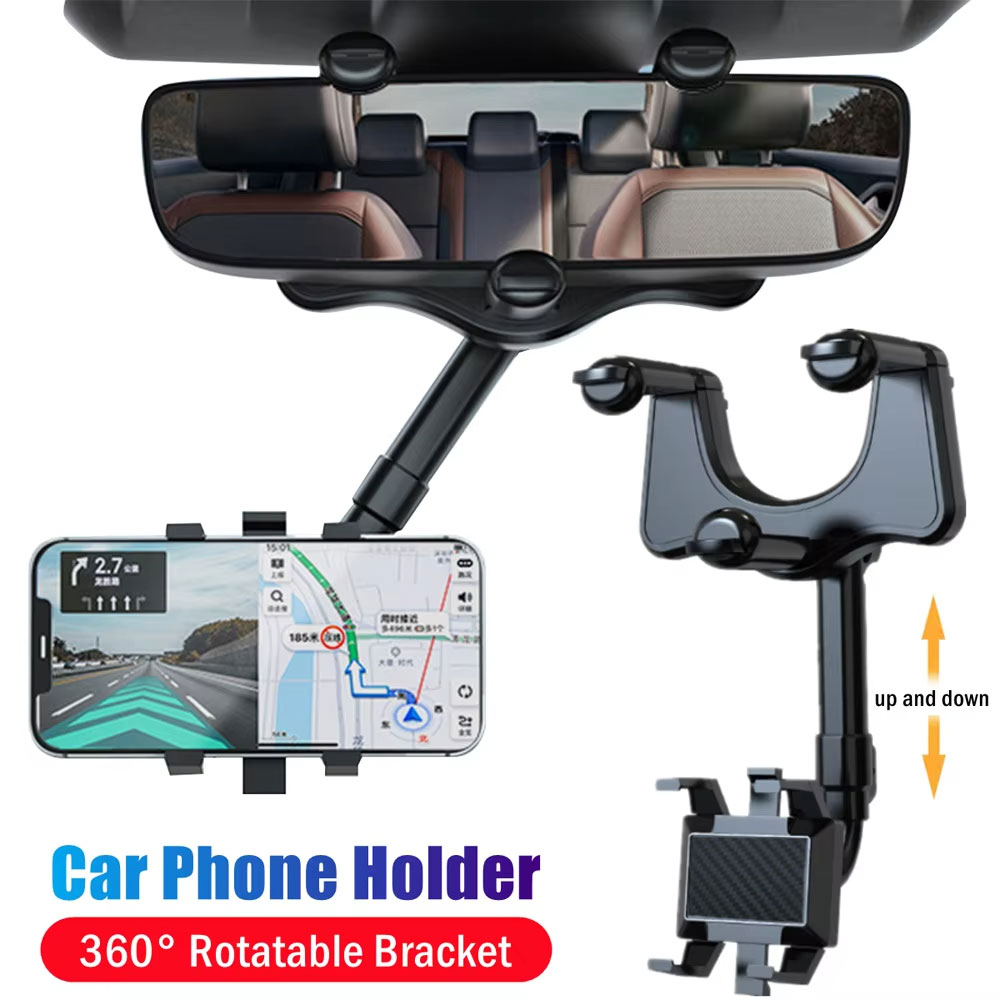 Mobile Hanger Arm - Verstellbarer Telefonhalter für den Rückspiegel des