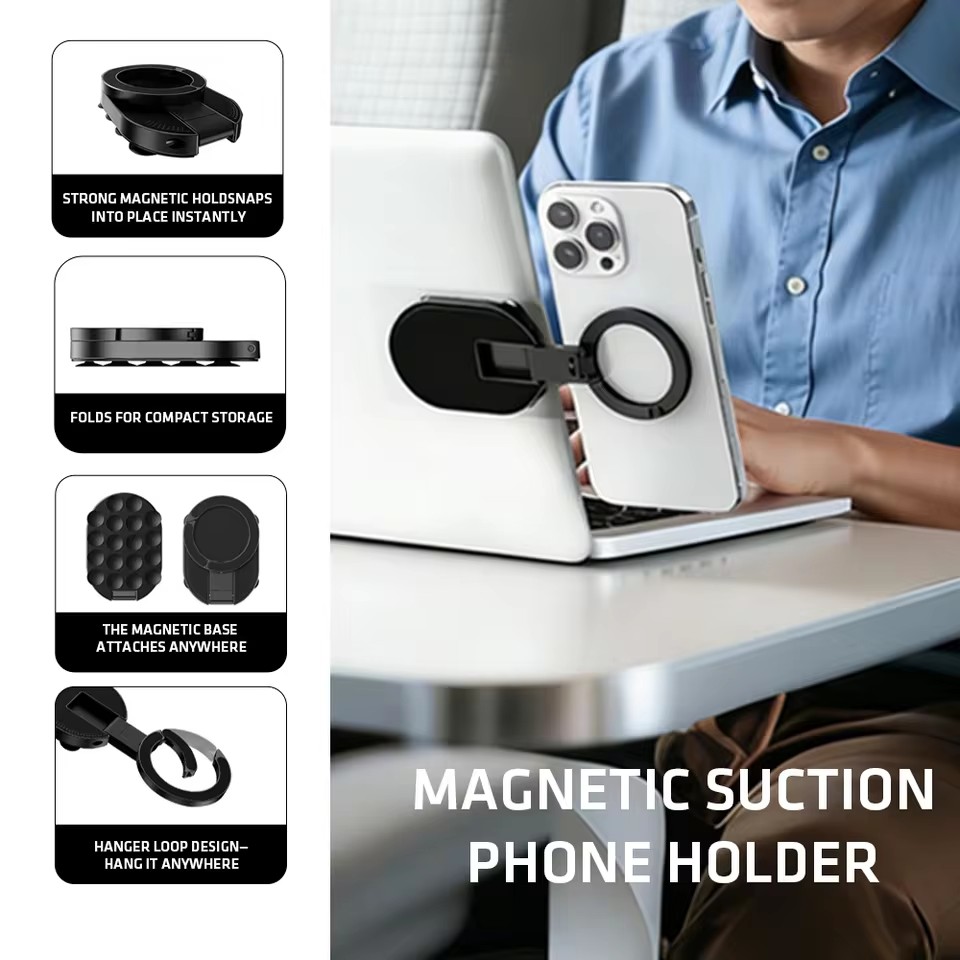 Mobile Hanger Arm - MA39 Magnetischer Faltbarer Handyständer Universal 360°