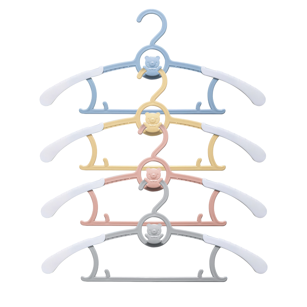 Baby Nursery Hangers - 10 Stück Ausziehbare Kinderkleiderbügel Platzsparende Baby-Kinderzimmer-Kleiderbügel