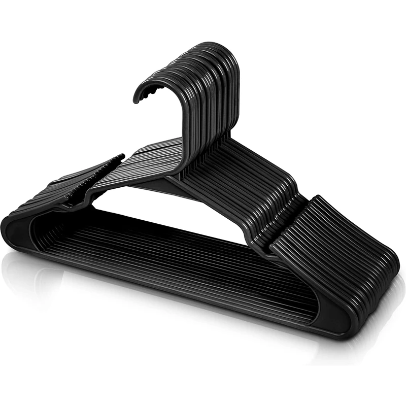 Baby Nursery Hangers - 20/60er Pack Schwarze Baby-Kleiderbügel für Kinderzimmer,