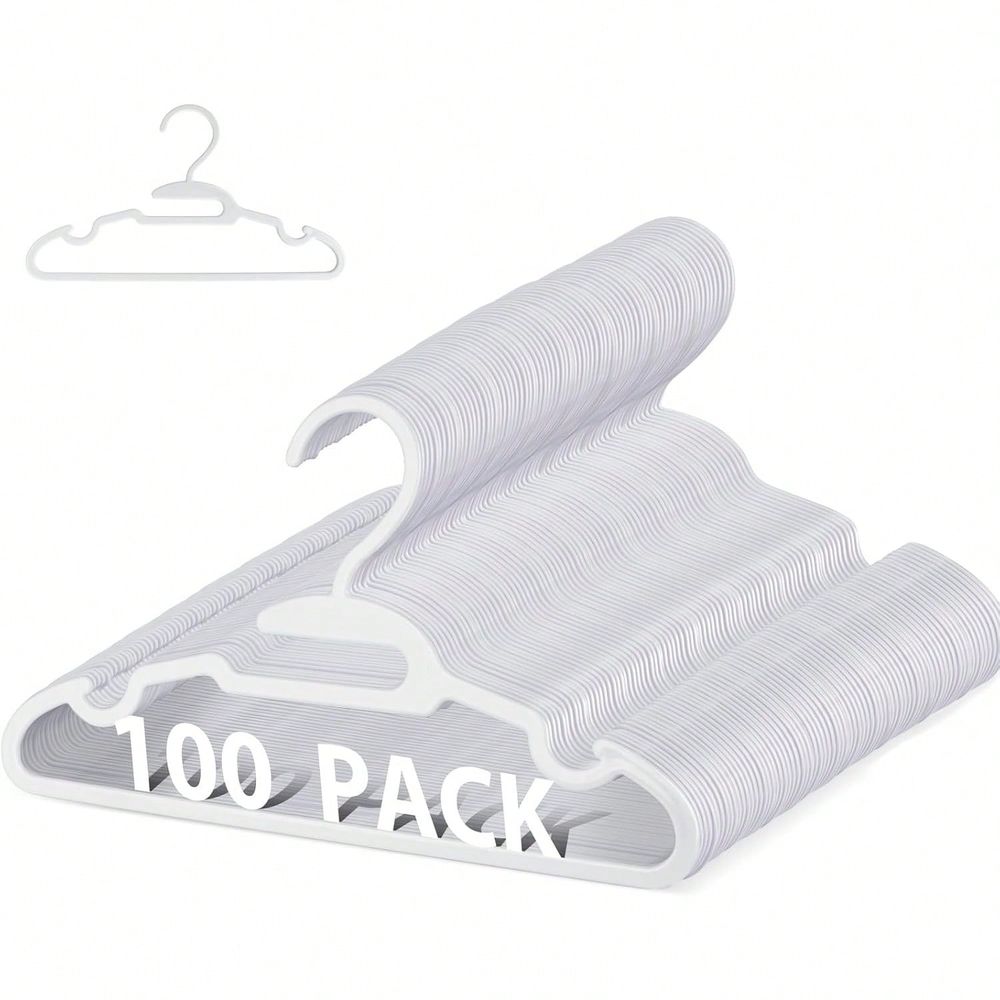 Baby Nursery Hangers - 70 100er-Pack Kinderbügel aus Kunststoff für