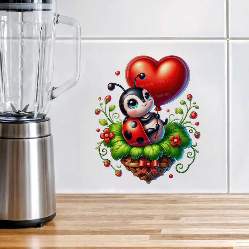 Niedlicher Marienkäfer-Wandauf – Baby Nursery Murals Bewertung und Preis