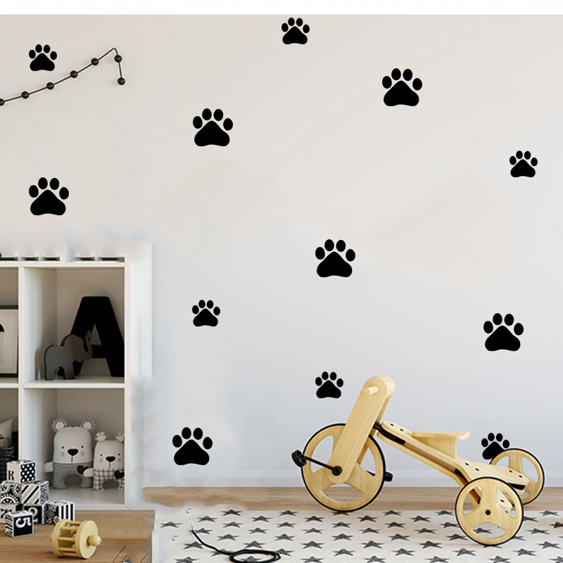 Cartoon Hund Katze Walking Pfo – Baby Nursery Vinyl Bewertung und Preis