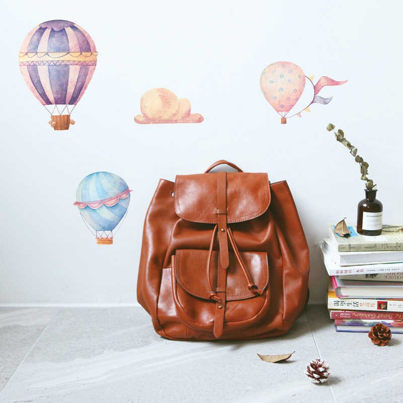 Kreativer bunter Heißluftballo – Baby Nursery Murals Bewertung und Preis