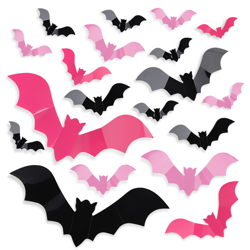 24/48 Stück Halloween Rosa Fle – Baby Nursery Vinyl Bewertung und Preis