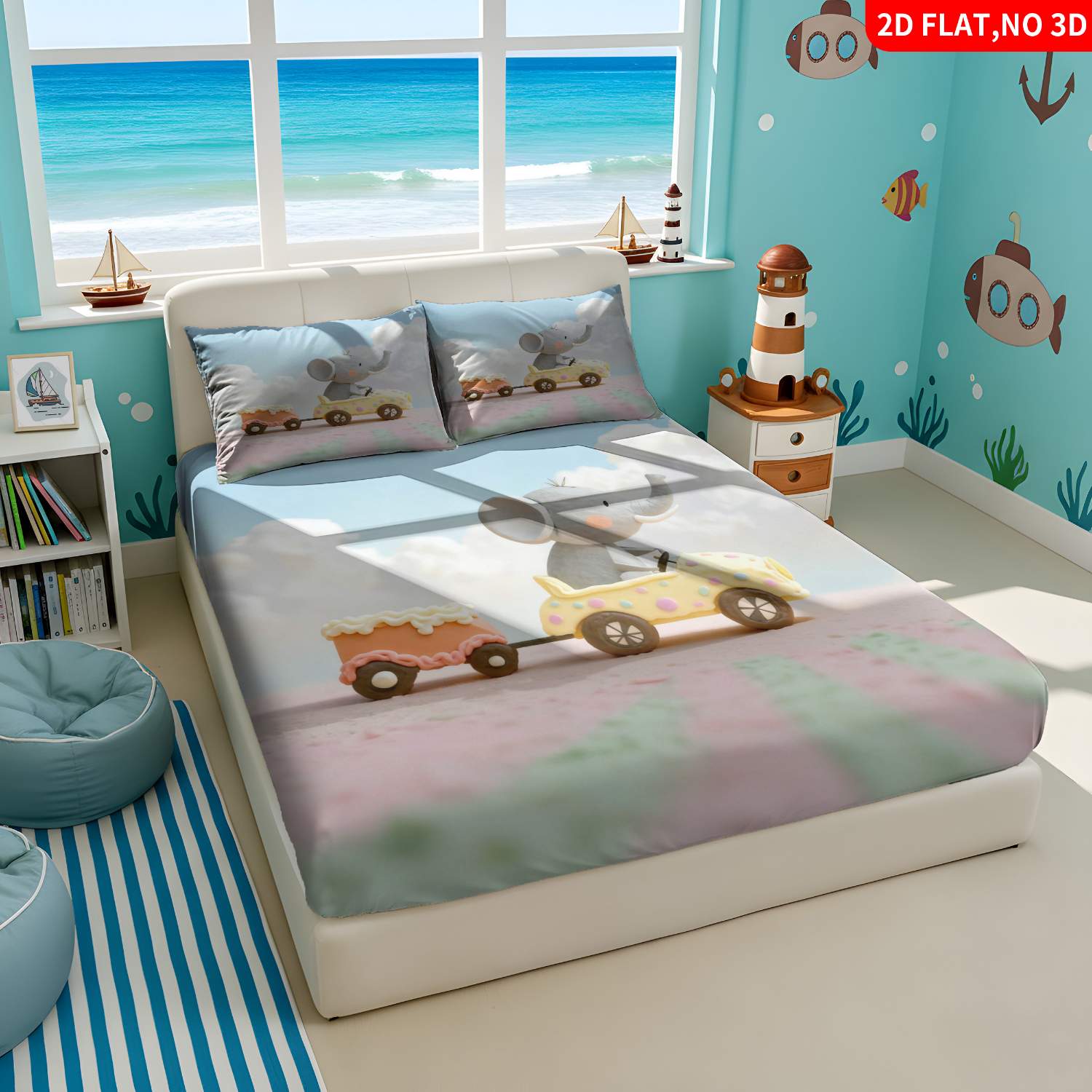 Weihnachtliches 2D-Digitaldruc – Baby Nursery Elephant Theme Bewertung und Preis