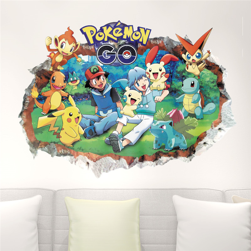 Cartoon Pokémon Pikachu Wanda  – Baby Nursery Vinyl Bewertung und Preis
