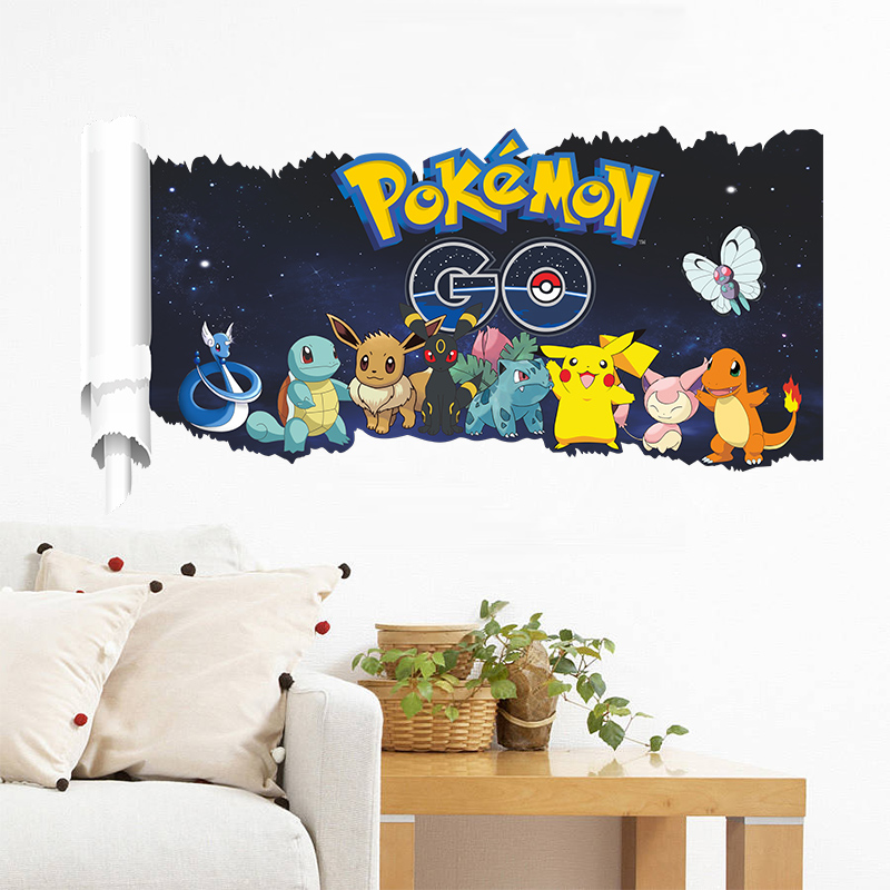 Cartoon Pokémon Pikachu Wanda  – Baby Nursery Vinyl Bewertung und Preis