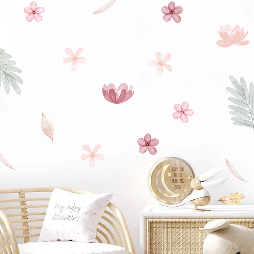 Boho Blätter Botanische DIY Wa – Baby Nursery Murals Bewertung und Preis