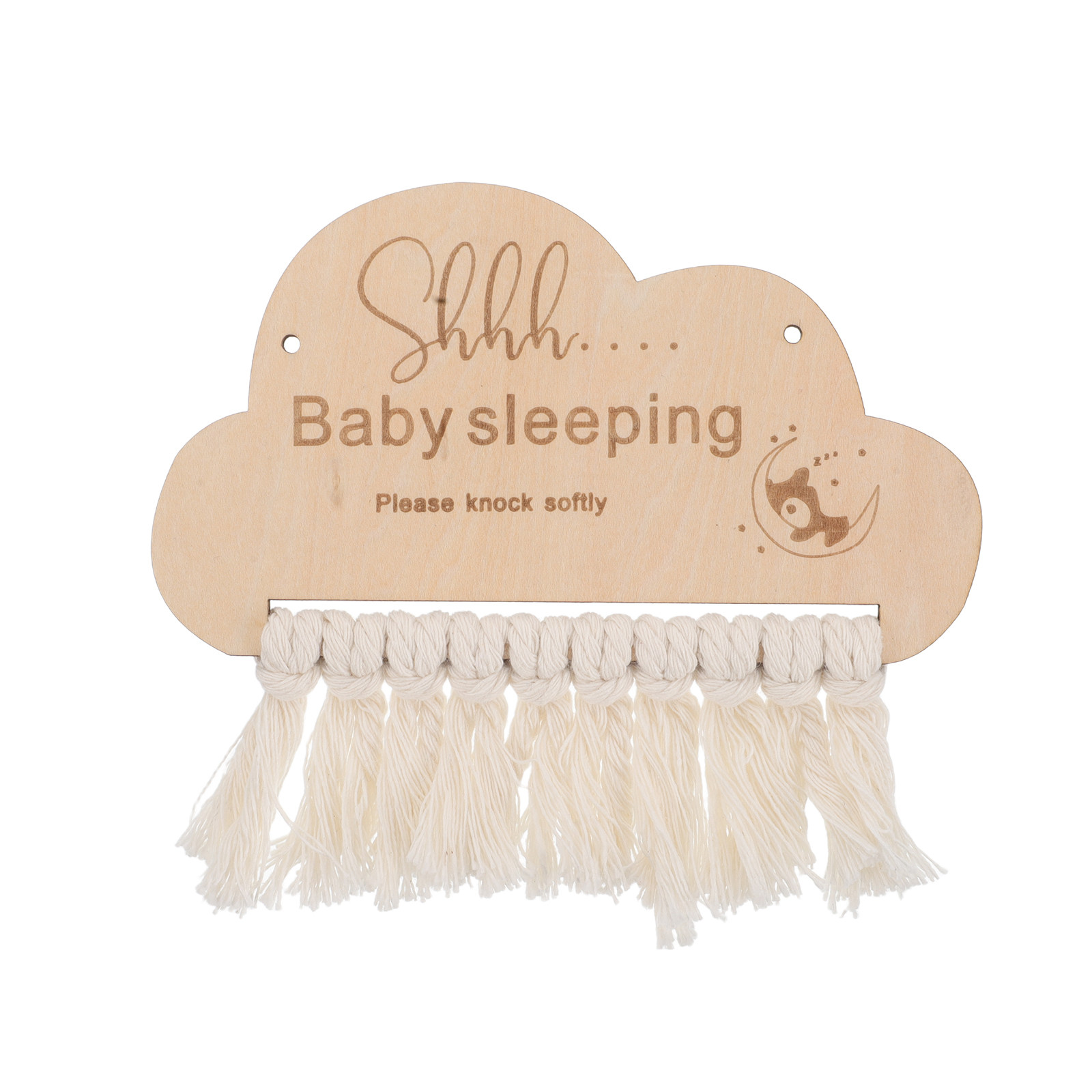 Holz-Babyschlaf-Schild Türhäng – Baby Nursery Hangers Bewertung und Preis