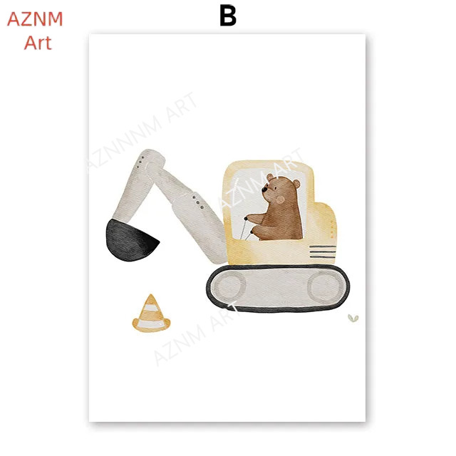Niedliche Boho-Bären, Krane, B – Baby Nursery Posters Bewertung und Preis