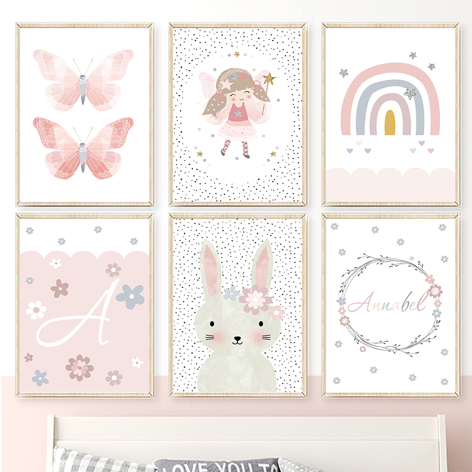 Niedliche Mädchen-Wandkunst mi – Baby Nursery Posters Bewertung und Preis