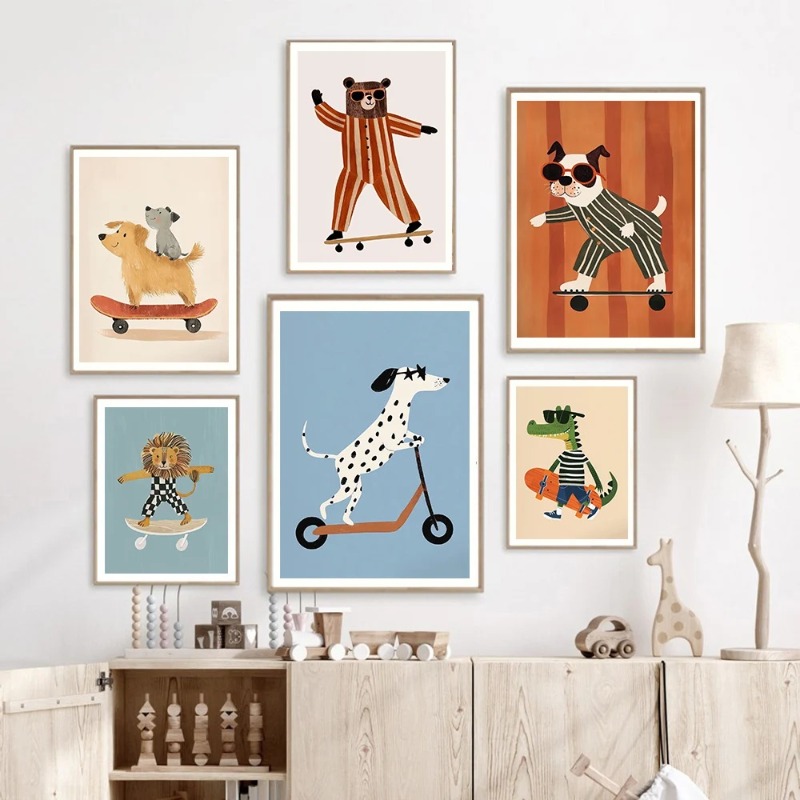 1 Stück rahmenlose lustige Tie – Baby Nursery Posters Bewertung und Preis
