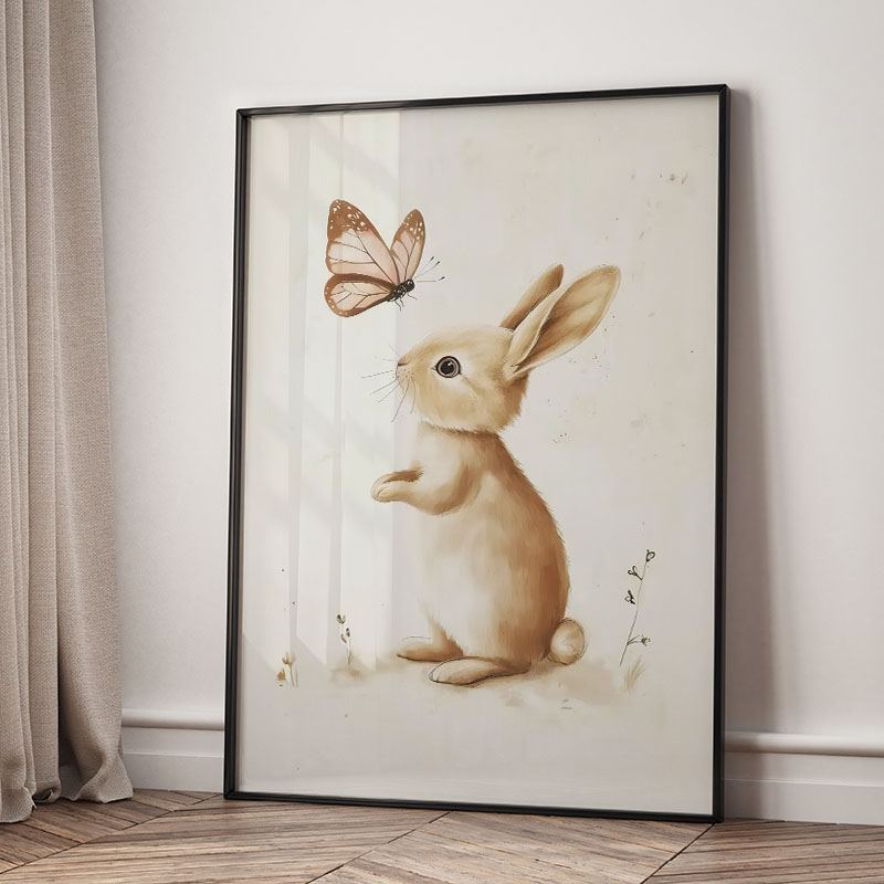 Bär, Hase, Fuchs, Hirsch, Eich – Baby Nursery Posters Bewertung und Preis
